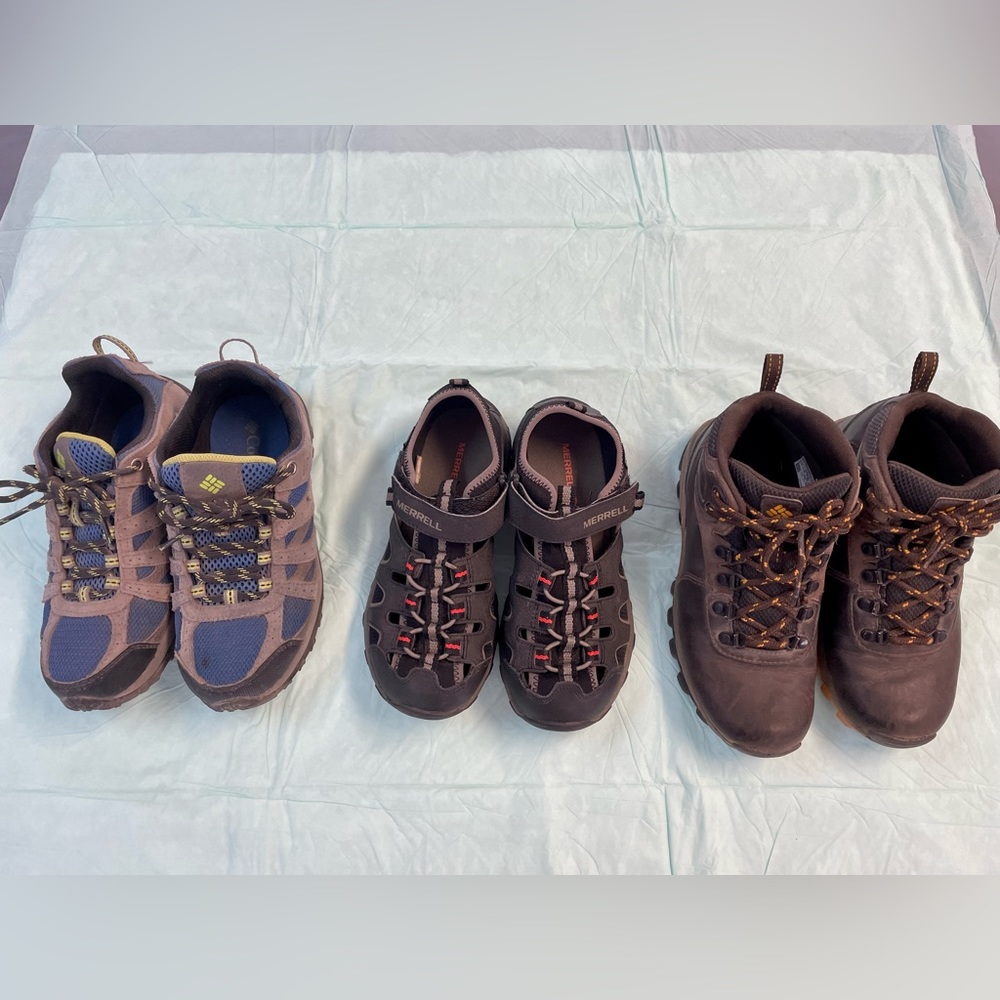 3 pair shoes